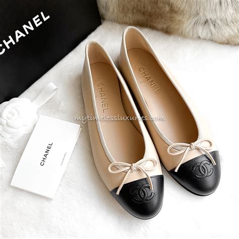 chanel ballerina heels|Chanel ballerina flats classic.